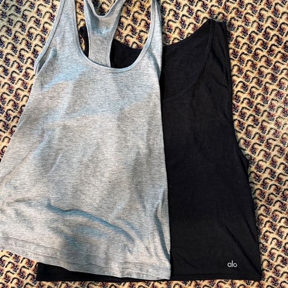 ALO Yoga Tops - X2 tanks! ALO Yoga Black Tank Top